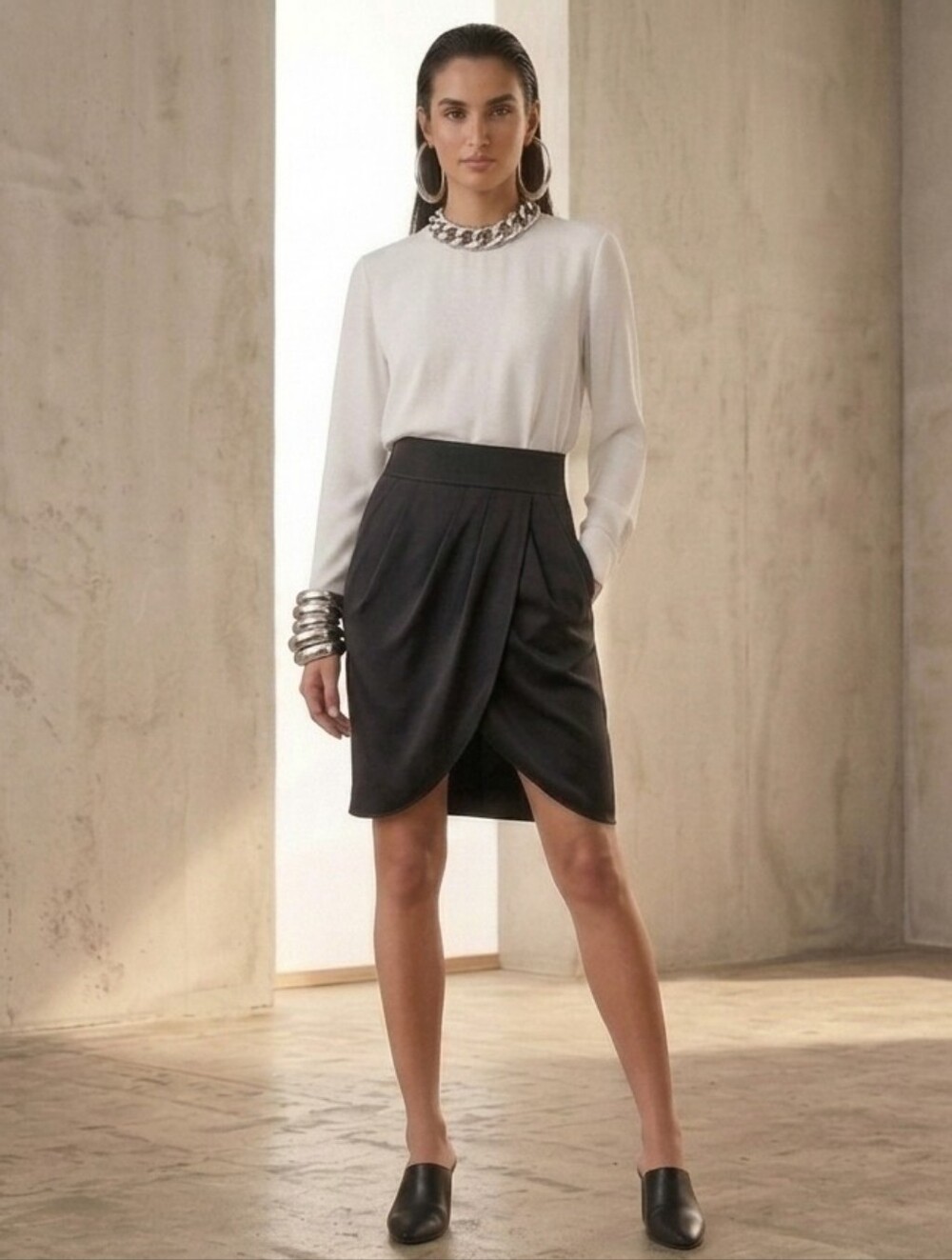 Aritzia - Wilfred silk skirt *NEW*